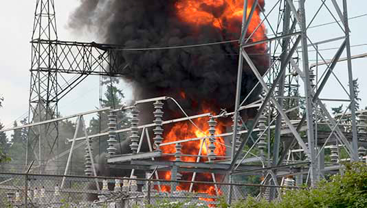 fallas en subestaciones eléctricas