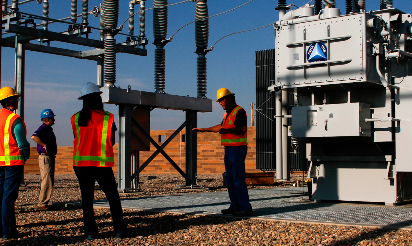 uso de grava en subestaciones eléctricas